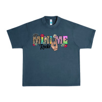 Midnight Navy my mini me rocks Urban Heavy Tee - CowhideDigitalArt