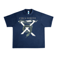Navy Circa Survive Urban Heavy Tee - artisFamous