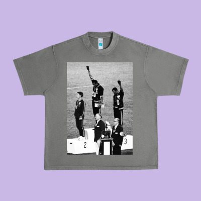 Black Power Black Fist 1968 Olympics Urban Heavy Tee Designed By Artisfamous
