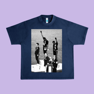 Black Power Black Fist 1968 Olympics Urban Heavy Tee Designed By Artisfamous