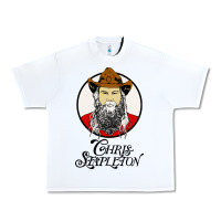 White chris stapleton Urban Heavy Tee - artisFamous
