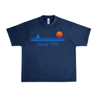 Navy amity island 1975 Urban Heavy Tee - artisFamous