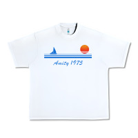 White amity island 1975 Urban Heavy Tee - artisFamous