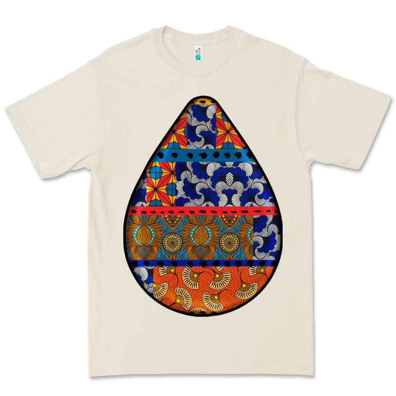 African Fabric Pattern Teardrop Earrings 4 Premium Tee by BundleAndBundleShop | Teevron