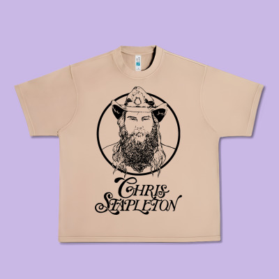 Chris Stapleton Urban Heavy Tee Designed By Artisfamous