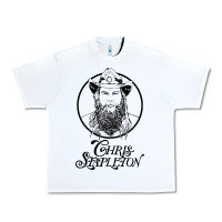 White chris stapleton Urban Heavy Tee - artisFamous