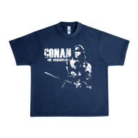 Navy conan the barbarian vintage Urban Heavy Tee - artisFamous