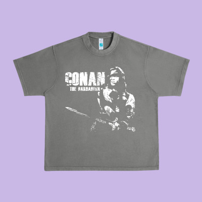 Conan The Barbarian Vintage Urban Heavy Tee Designed By Artisfamous
