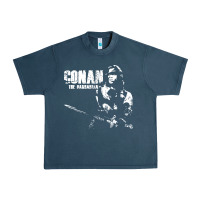 Midnight Navy conan the barbarian vintage Urban Heavy Tee - artisFamous