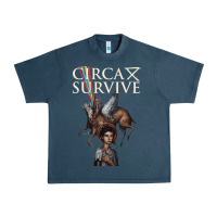 Midnight Navy Circa Survive Urban Heavy Tee - artisFamous