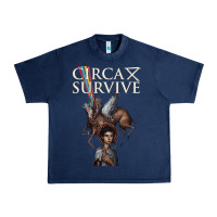 Navy Circa Survive Urban Heavy Tee - artisFamous