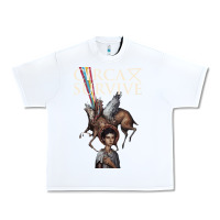 White Circa Survive Urban Heavy Tee - artisFamous