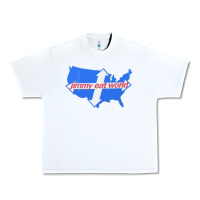 White Jimmy Eat World Urban Heavy Tee - artisFamous