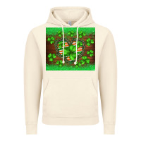 Vintage Artic st.patricks heart shamrocks glitter Vintage Hoodie - BarkalooDesign