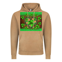 Vintage Camel st.patricks heart shamrocks glitter Vintage Hoodie - BarkalooDesign
