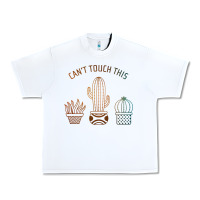 White cool cactus Urban Heavy Tee - artisFamous