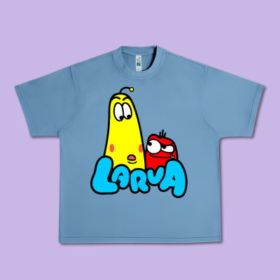 Larva Cartoon Urban Heavy Tee Designed By Artisfamous