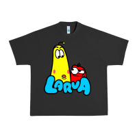 Pigment Black larva cartoon Urban Heavy Tee - artisFamous