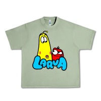 Oil Green larva cartoon Urban Heavy Tee - artisFamous