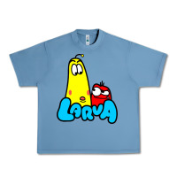 Pebble Blue larva cartoon Urban Heavy Tee - artisFamous