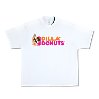 White dilla' donuts Urban Heavy Tee - artisFamous