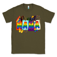 Army Green proud mama Classic Tee - FaDigitalArtStudio