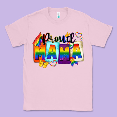 Proud Mama Classic Tee Designed By Fadigitalartstudio