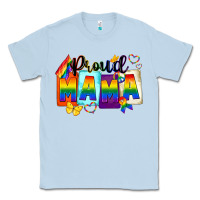Dusty Blue proud mama Classic Tee - FaDigitalArtStudio