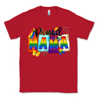 Red proud mama Classic Tee - FaDigitalArtStudio