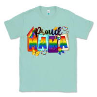 Seafoam proud mama Classic Tee - FaDigitalArtStudio