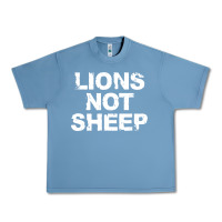 Pebble Blue lions not sheep Urban Heavy Tee - artisFamous