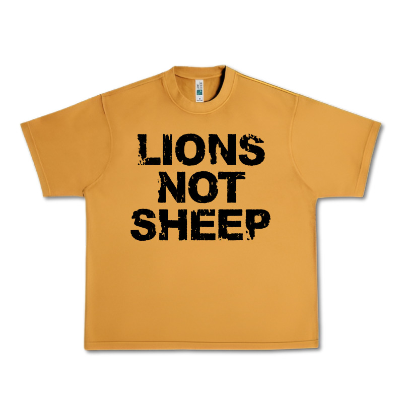 Lions Not Sheep Urban Heavy Tee by artisFamous | Teevron