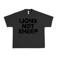 Pigment Black lions not sheep Urban Heavy Tee - artisFamous