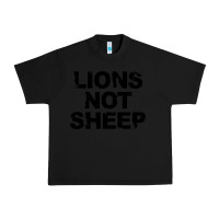 Black lions not sheep Urban Heavy Tee - artisFamous