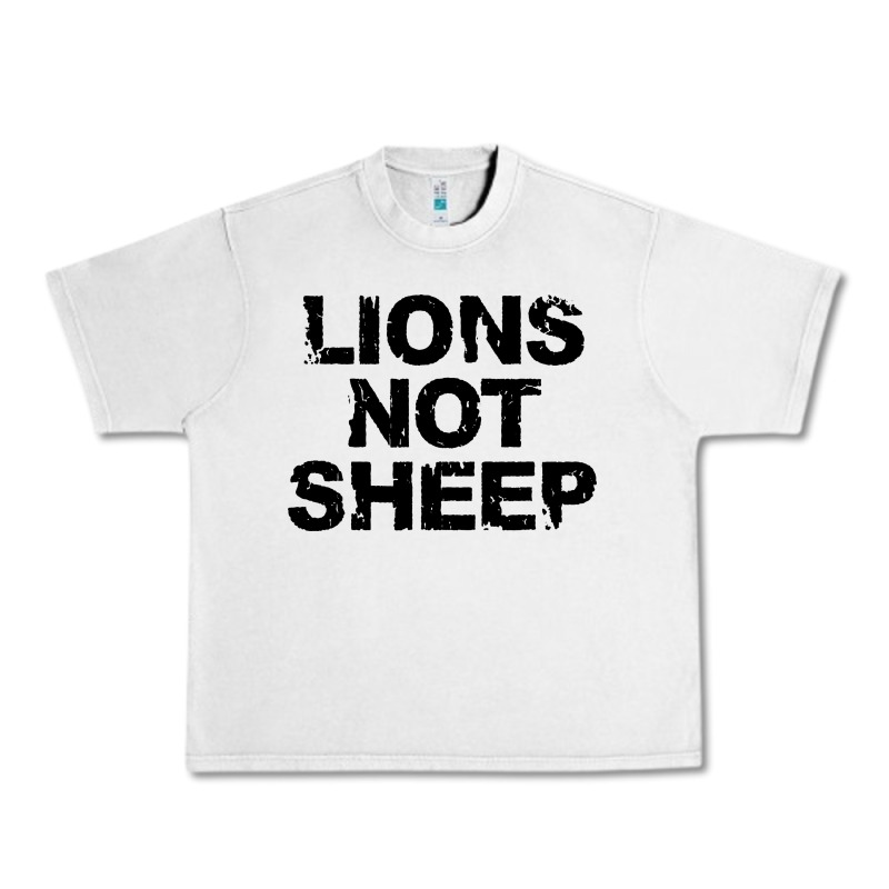 Lions Not Sheep Urban Heavy Tee by artisFamous | Teevron