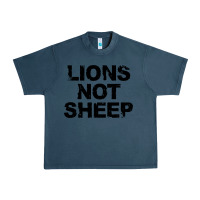 Midnight Navy lions not sheep Urban Heavy Tee - artisFamous