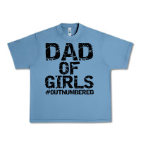 Pebble Blue dad of girls Urban Heavy Tee - artisFamous