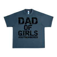 Midnight Navy dad of girls Urban Heavy Tee - artisFamous