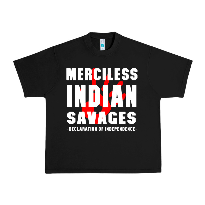 Merciless Indian Savages Urban Heavy Tee by artisFamous | Teevron