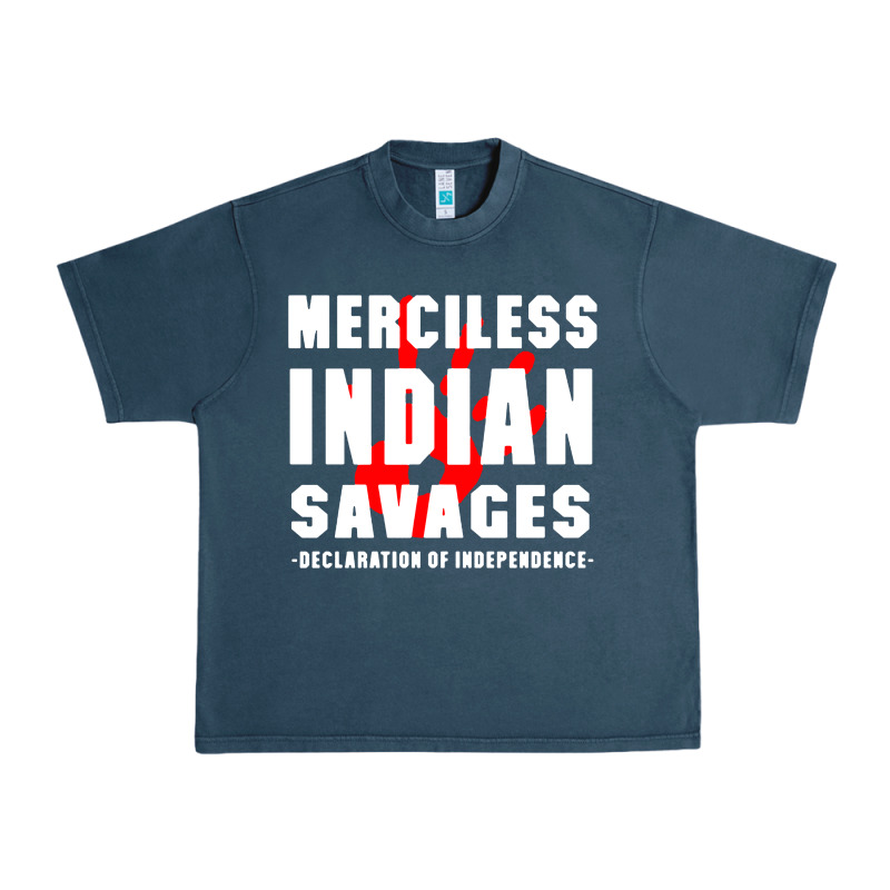 Merciless Indian Savages Urban Heavy Tee by artisFamous | Teevron