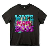 Asphalt wife mom boss Heavy Core Tee - FaDigitalArtStudio