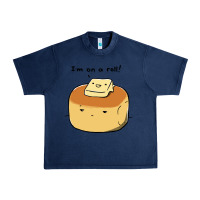 Navy i'm on a roll! Urban Heavy Tee - artisFamous