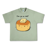 Oil Green i'm on a roll! Urban Heavy Tee - artisFamous