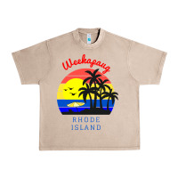 Weekapaug, Rhode Island Sunset Urban Heavy Tee | Teevron