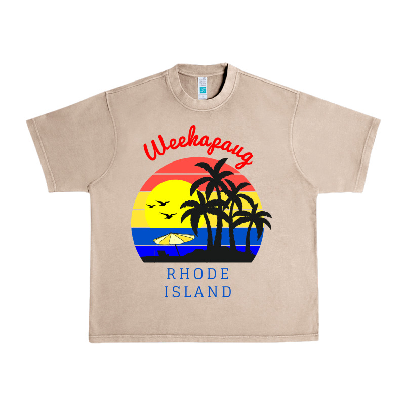 Weekapaug, Rhode Island Sunset Urban Heavy Tee by artisFamous | Teevron