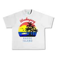 Lunar Rock weekapaug, rhode island sunset Urban Heavy Tee - artisFamous