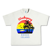 Pistachio weekapaug, rhode island sunset Urban Heavy Tee - artisFamous