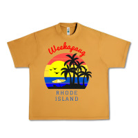 Weekapaug, Rhode Island Sunset Urban Heavy Tee | Teevron