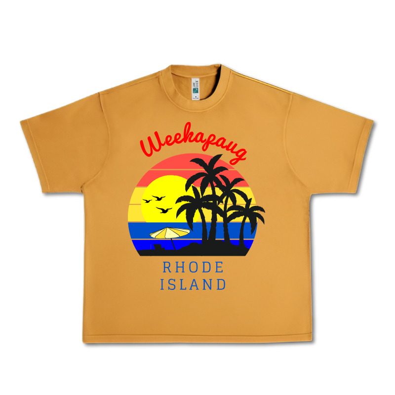 Weekapaug, Rhode Island Sunset Urban Heavy Tee by artisFamous | Teevron