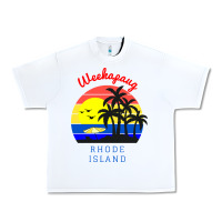 White weekapaug, rhode island sunset Urban Heavy Tee - artisFamous